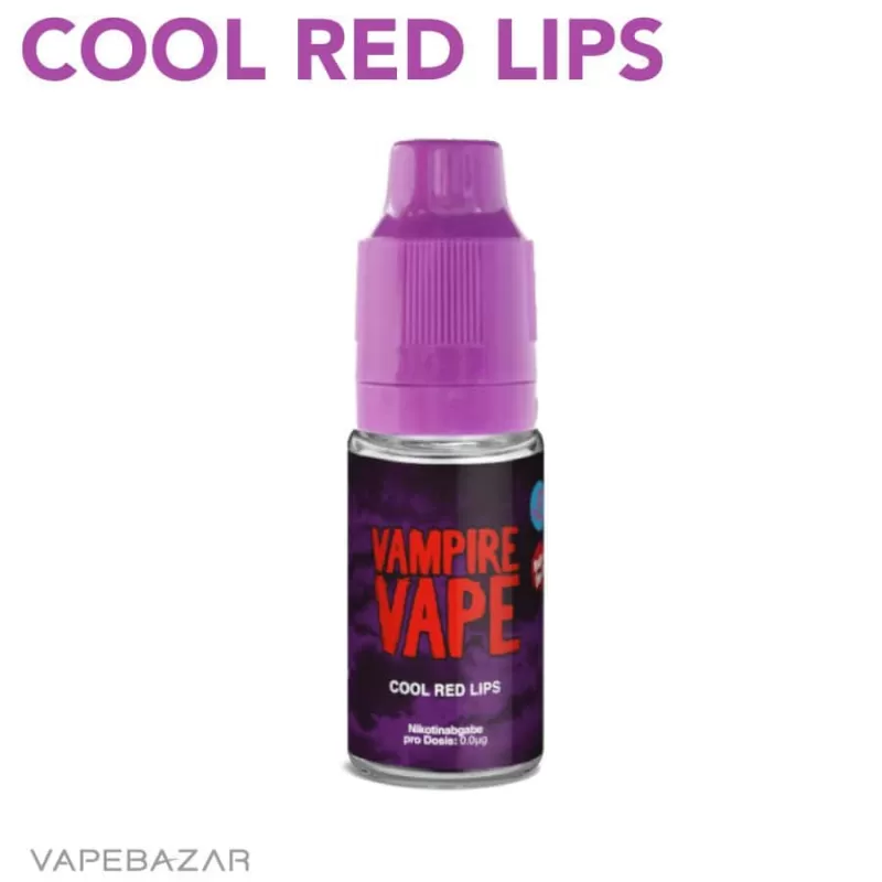 Vampire Vape Liquid – Cool Red Lips - Vapebazar - Image 2