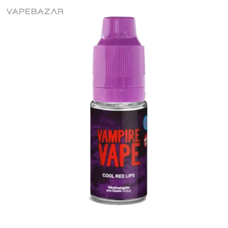 Vampire Vape Liquid – Cool Red Lips - Vapebazar - Image 3