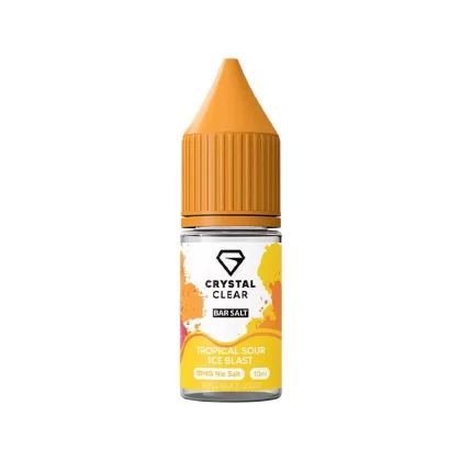 Crystal Clear Bar Salts Tropical Sour Iced Blast Nic Salt Vape Juice - 20mg