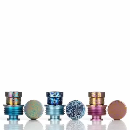 MK MODS Billet Box Titanium Drip Tip & Button CTHULHU AIO