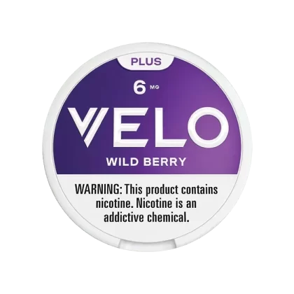 Velo Plus Nicotine Pouches Wildberry - Product#9mg>6mg~Packaging#Single Tin>5 Pack (1B6F08)
