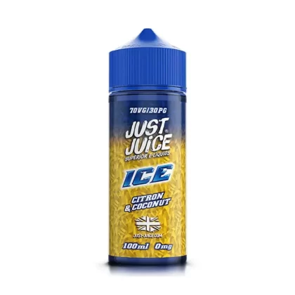 Citron & Coconut 100ml E-Liquid Shortfill by Just Juice Ice - Vapestreams Co