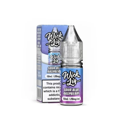 Wick Liq Bar Juice Sour Blue Raspberry 10ml Nic Salts E-Liquid - 10mg