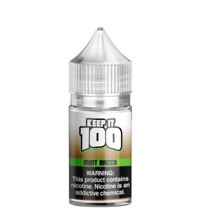 Keep It 100 Salt Mint Bacco eJuice - Vape Product; Vape Product, Vape Product