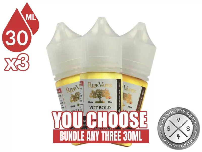 Ripe Vapes Handcrafted Saltz Bundle 3x30ml (90ml)