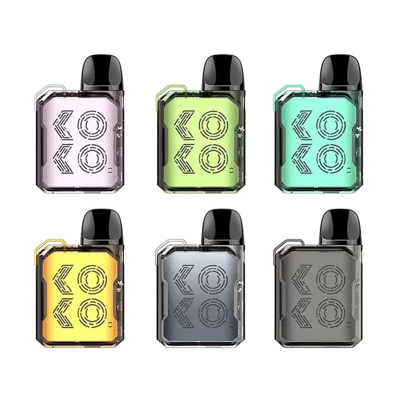 Uwell Caliburn GK2 (VISION) Pod System Kit - Color#Limpid Black>Limpid Cyan>Limpid Gray>Limpid Green>Limpid Pink>Limpid Yellow