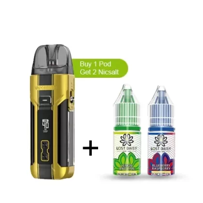 VAPORESSO LUXE X PRO VAPE KIT (Free 2 Nicsalt 10ml)