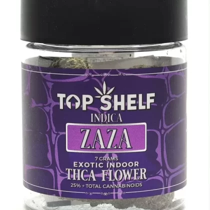 Top Shelf Hemp Zaza Exotic THCA Flower – Biscotti Runtz