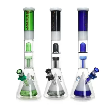 Phoenix Star 18 Inches Percolator Bong with 8 Arms Perc - Ejuicewarehouse