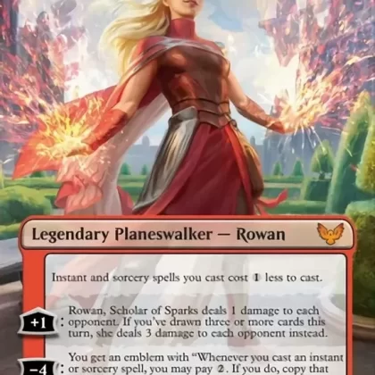 Rowan, Scholar of Sparks (Borderless) (278) (STX)