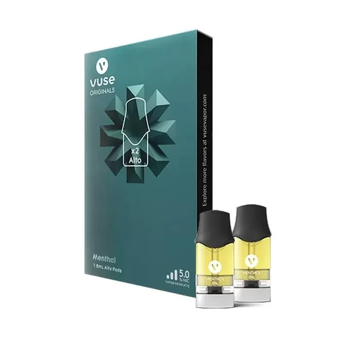 Vuse Alto Prefilled Replacement Pod 1.8ML – 2PK - Pack Count#2PK~Flavor#Golden Tobacco>Menthol~Nicotine#50MG