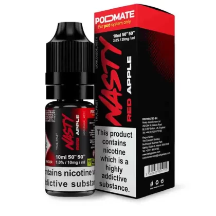 Nasty Pod Mate Salt Red Apple Nic Salt E-Liquid - 20mg