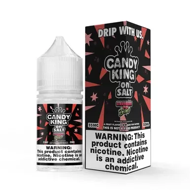 Strawberry Pop Drops Candy King Salts 30mL