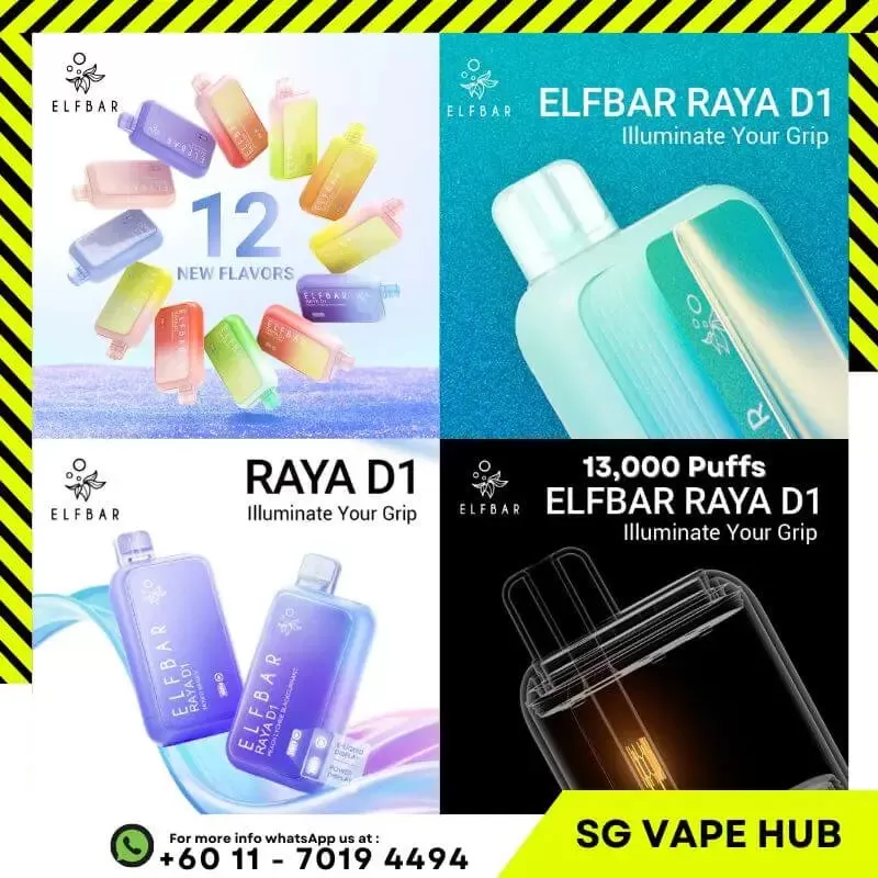 ELFBAR RAYA D1 13,000 Puffs - Sour Fruit - Image 2