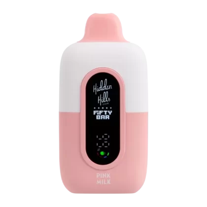 Pink Milk Hidden Hills X Fifty Bar - Customer Group#Consumer~Nicotine#50mg~Size#Single>5 Pack