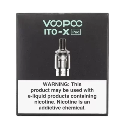 VOOPOO ITO-X Replacement Pod - Color#Black>Silver