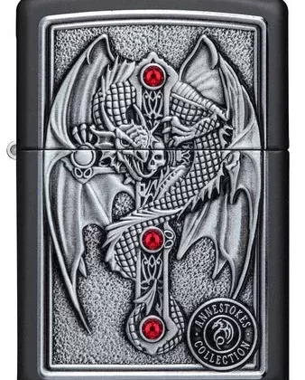 Zippo Lighter – Anne Stokes Gothic Guardian Emblem
