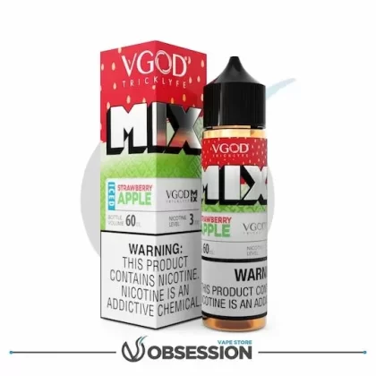 Mix Iced Strawberry Apple eLiquid By VGOD MTL | 60ml