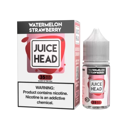Juice Head Salt Watermelon Strawberry eJuice - Vape Product; Vape Product, Vape Product (B72D8D)