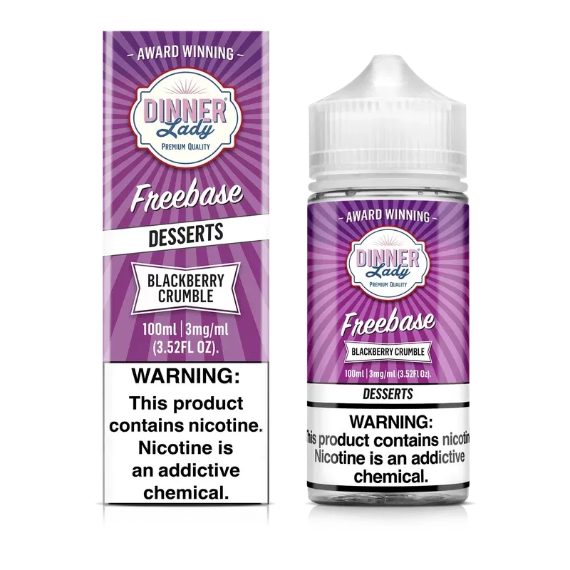 Blackberry Crumble – Dinner Lady – 100mL