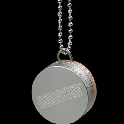 Kannastor 2-Piece Necklace Pendant Grinder - Color#Silver>Black>Rose Gold (83E242)