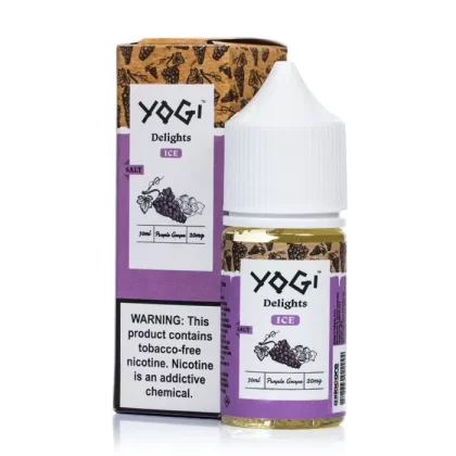 Yogi Delights Salt Purple Grape Ice eJuice - Vape Product, Vape Product (D1E3D8)