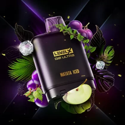 Level X G2 Ultra Flavour Beast X Twelve Monkey Pods – Matata Iced, 50K Puffs