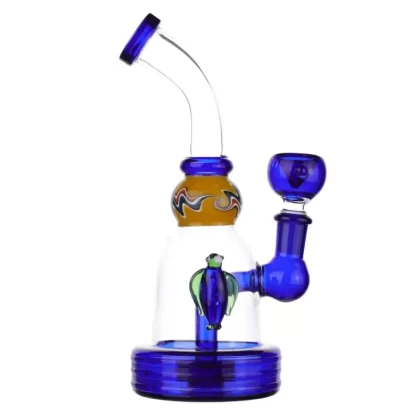 Smooth Swerve Percolator Bong – 6in