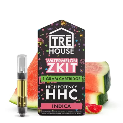 Tre House Live Resin Watermelon Zkit HHC Cartridge – 1000mg - Vape Store