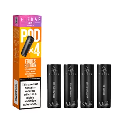 Elf Bar 4-in-1 Refill Pods (x4) - Blueberry Edition