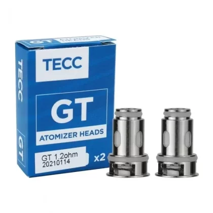 TECC GT Replacement Coils 2 Pack - Resistance#0.6 Ohm>1.2 Ohm