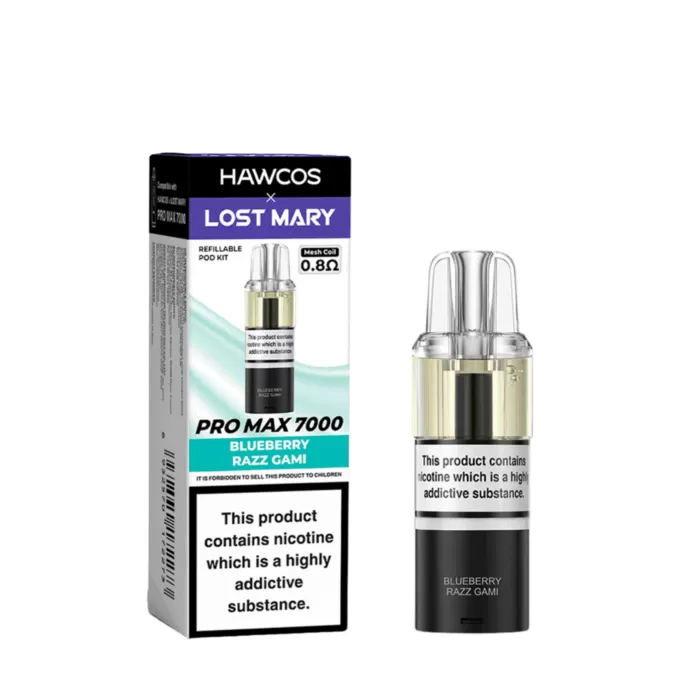 Hawcos X Lost Mary 7000 Prefilled Pods - PINEAPPLE ICE - Image 3