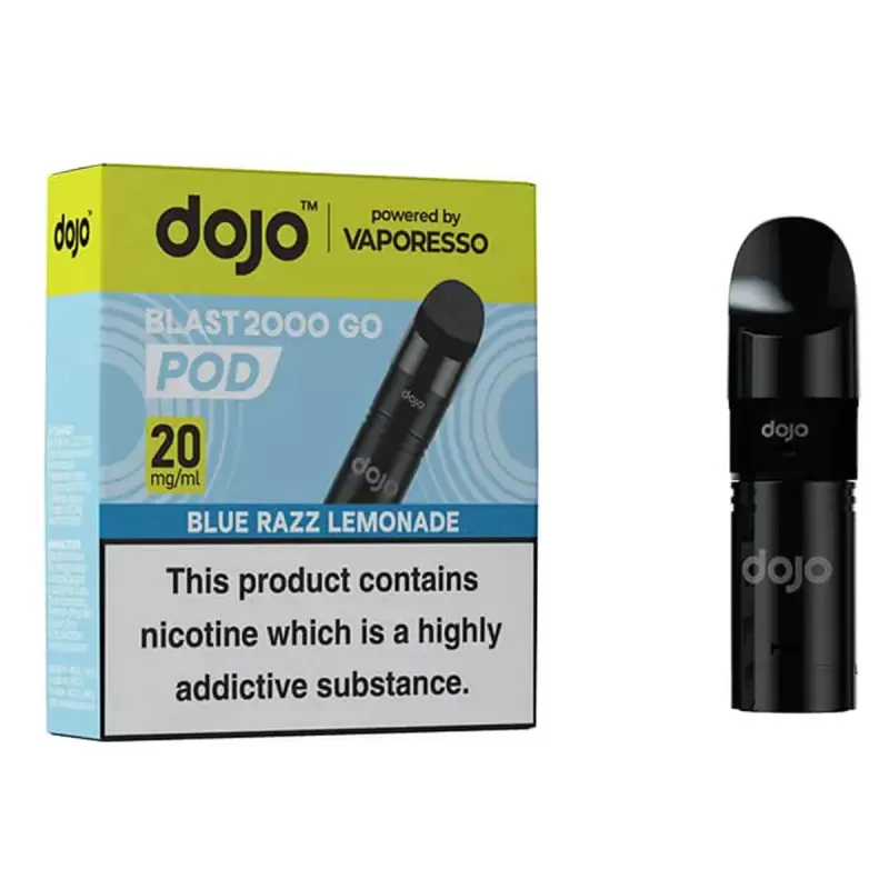 Vaporesso Dojo Blast 2000 Go Prefilled Pods - Raspberry Lime - Image 2