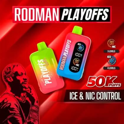 RODMAN PLAYOFFS 50K Ice & Nic Control Disposable Device - 50,000 Puffs - Vary Berry