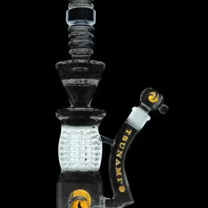 Tsunami Diamond Base Water Pipe - Title#Black>White