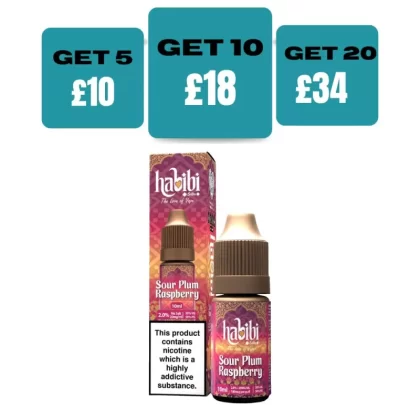 Habibi Nic Salt 10ML E-Liquid - Frozen Banana / 10mg