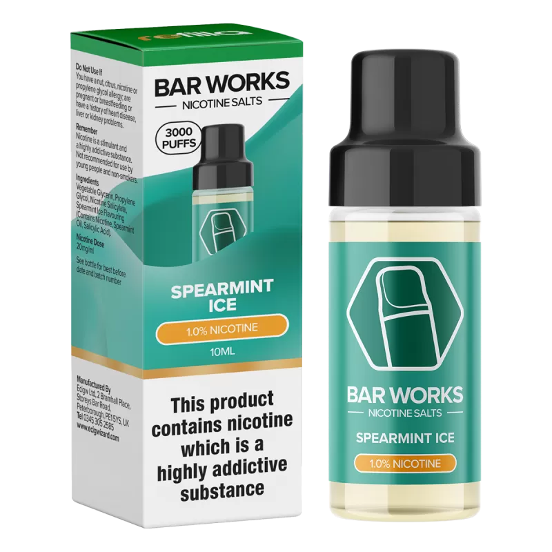 Spearmint Ice Nic Salt by Refilla