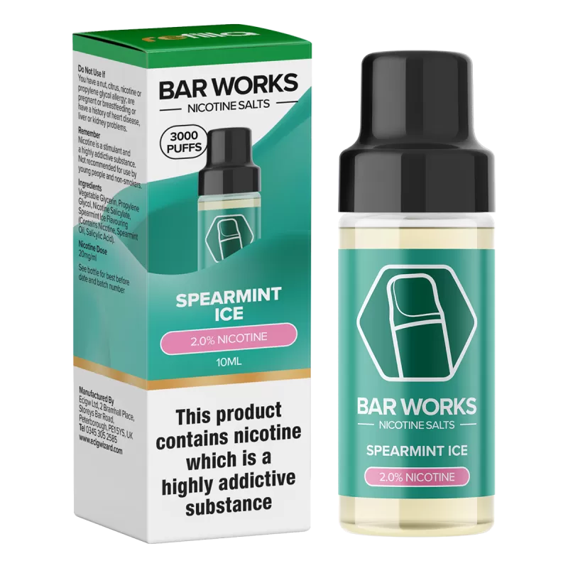 Spearmint Ice Nic Salt by Refilla - Image 2