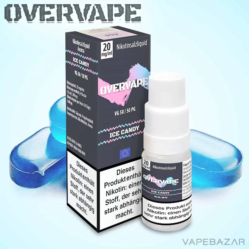 Overvape Nikotinsalz Liquid – Ice Candy - Vapebazar
