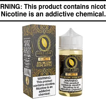 G.M.T BY GOLD LEAF 100ML - Vapejuice