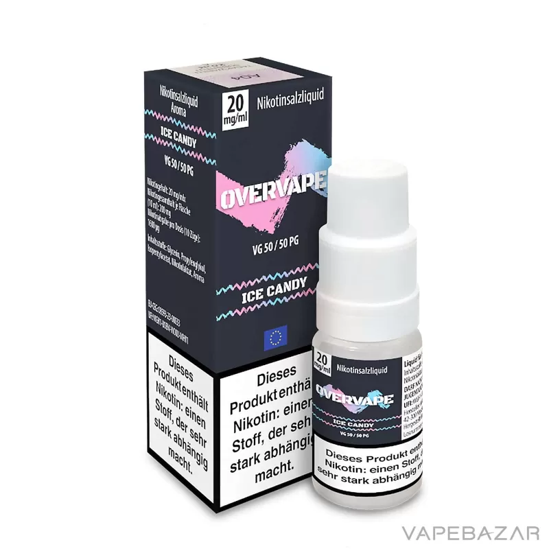Overvape Nikotinsalz Liquid – Ice Candy - Vapebazar - Image 3