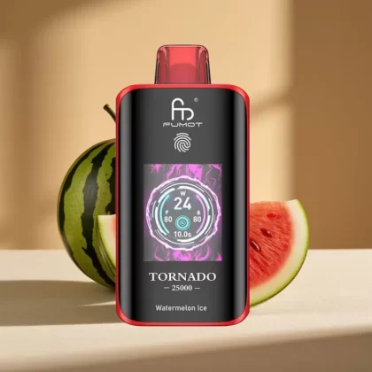 Fumot Tornado 25000 Puffs HD Screen 700mAh Watermelon Ice Disposable Vape