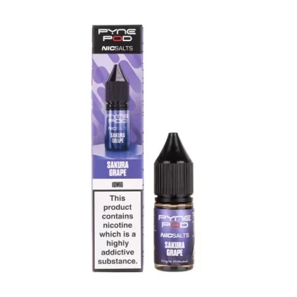Sakura Grape Nic Salt E-Liquid by Pyne Pod - 10mg