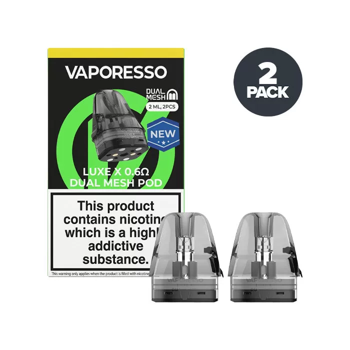 Vaporesso Luxe X Dual Mesh Replacement Pods - Ukecigstore - Image 2