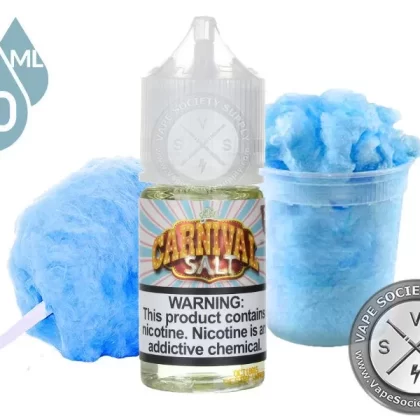 Blue Cotton Candy by Juice Roll Upz Carnival Salts 30ml