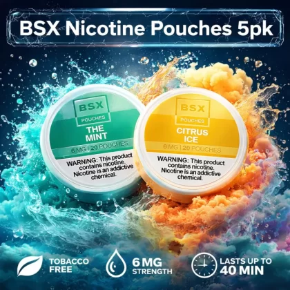 BSX Nicotine Pouches 5pk - Butterscotch Grand Reserve / 3mg