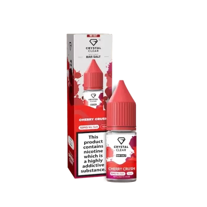 CRYSTAL CLEAR CHERRY CRUSH 10ML NIC SALT E-LIQUID