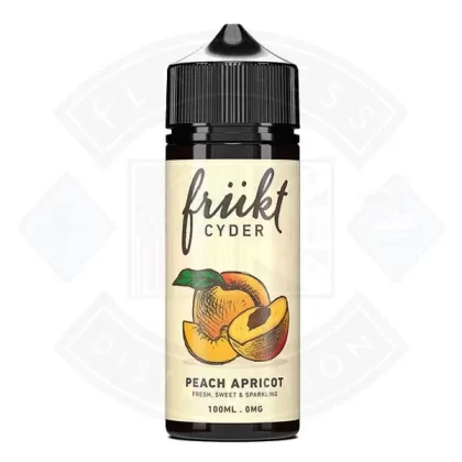 Frukt Cyder E-Liquid – Peach Apricot 0mg 100ml Shortfill