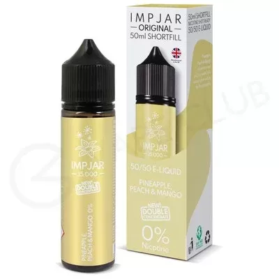 Pineapple Peach Mango Shortfill E-Liquid by Imp Jar 50ml