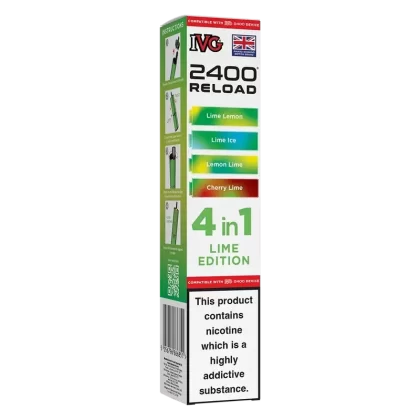 IVG 2400 Reload 4in1 Lime Edition Prefilled Pods